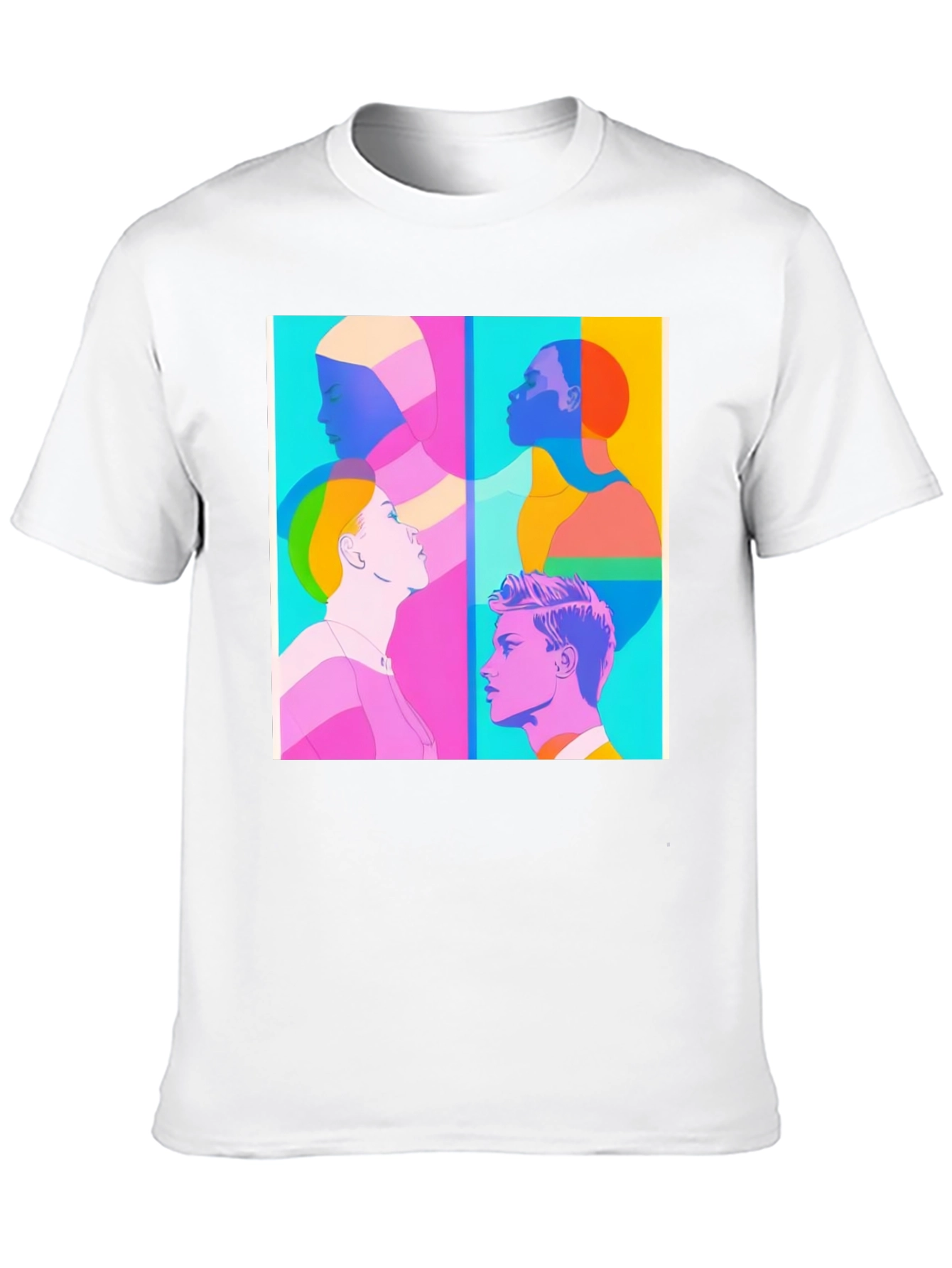 Modern Art Graphic Tee - Unisex Black T-Shirt