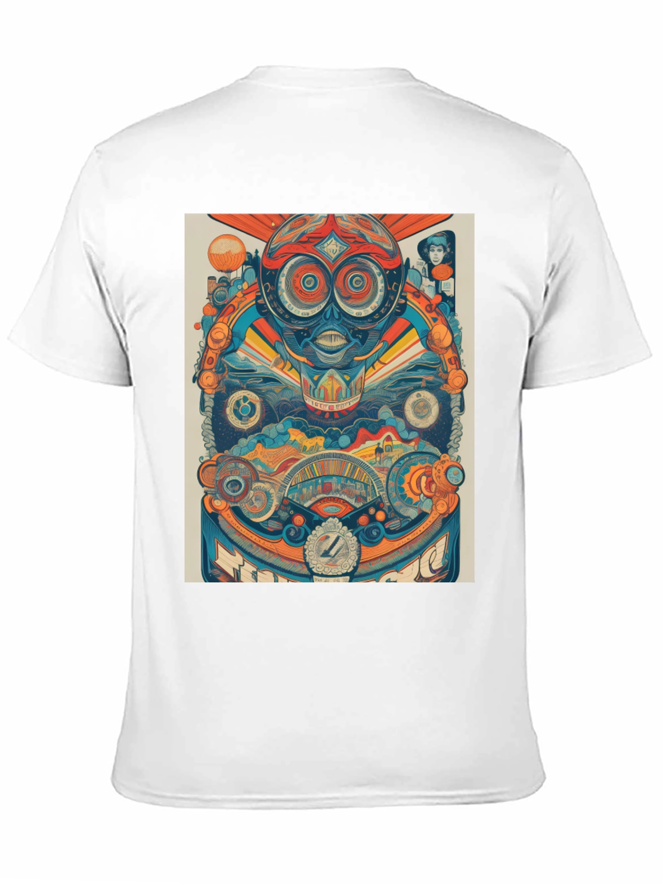 Psychedelic Graphic Print T-Shirt