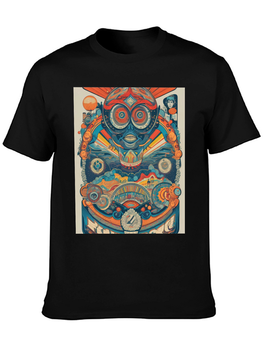Psychedelic Graphic Print T-Shirt