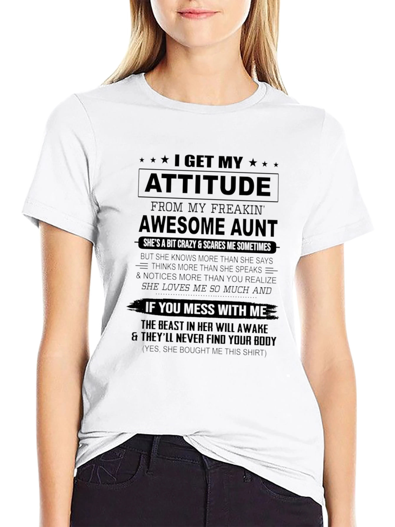 I Get My Attitude From My Awesome Aunt T-Shirt