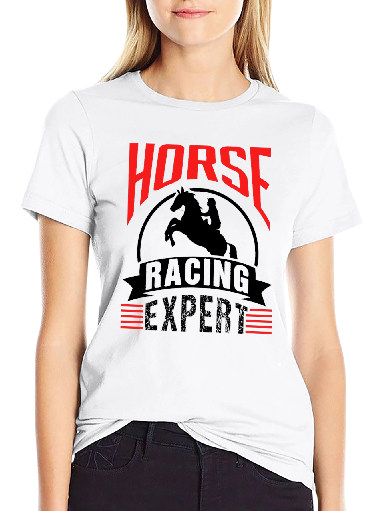 Horse Racing Expert Graphic T-Shirt