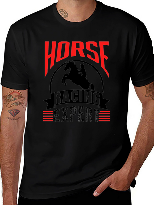 Horse Racing Expert Graphic T-Shirt