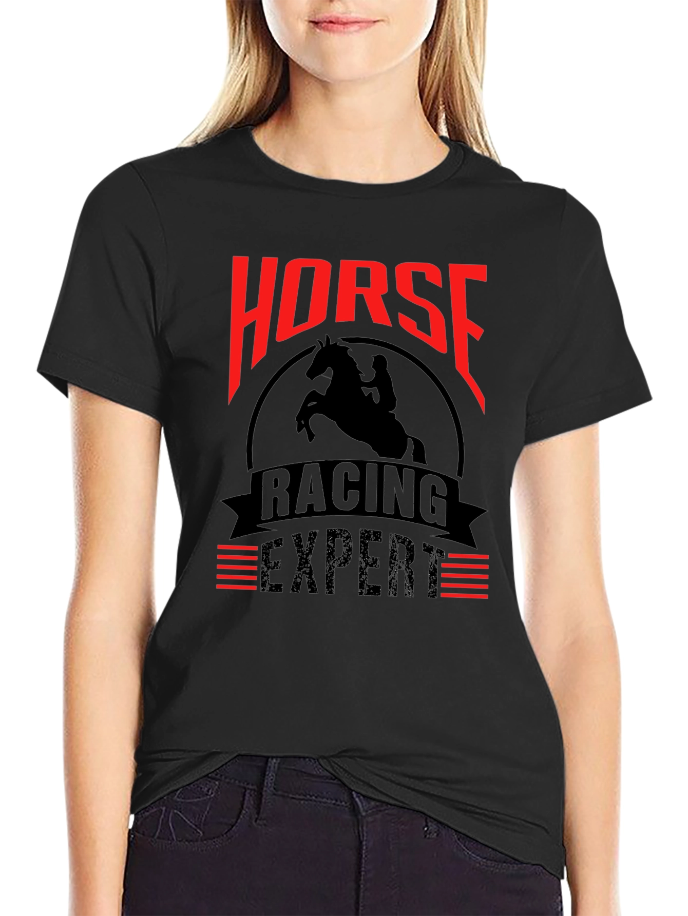 Horse Racing Expert Graphic T-Shirt