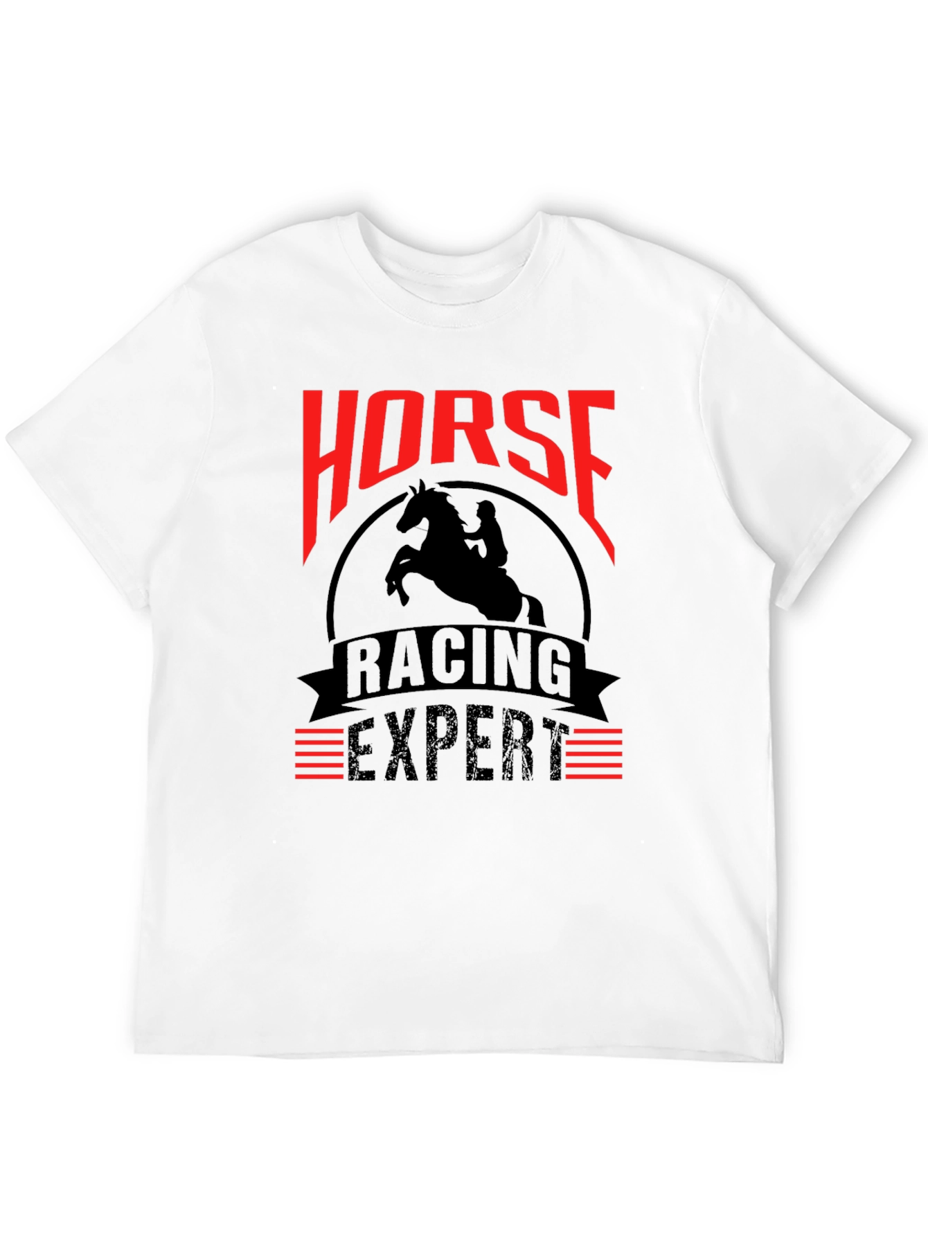 Horse Racing Expert Graphic T-Shirt