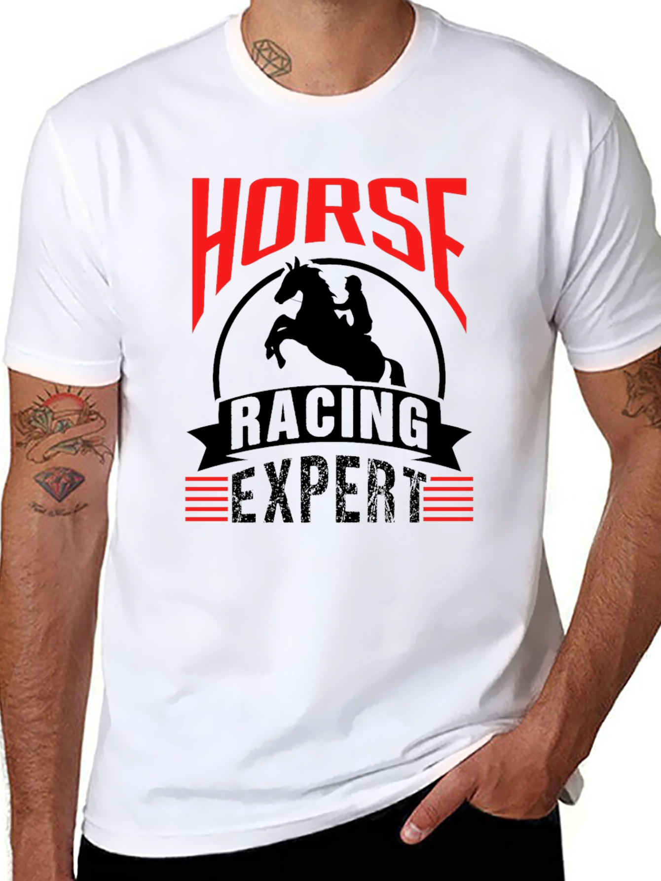 Horse Racing Expert Graphic T-Shirt