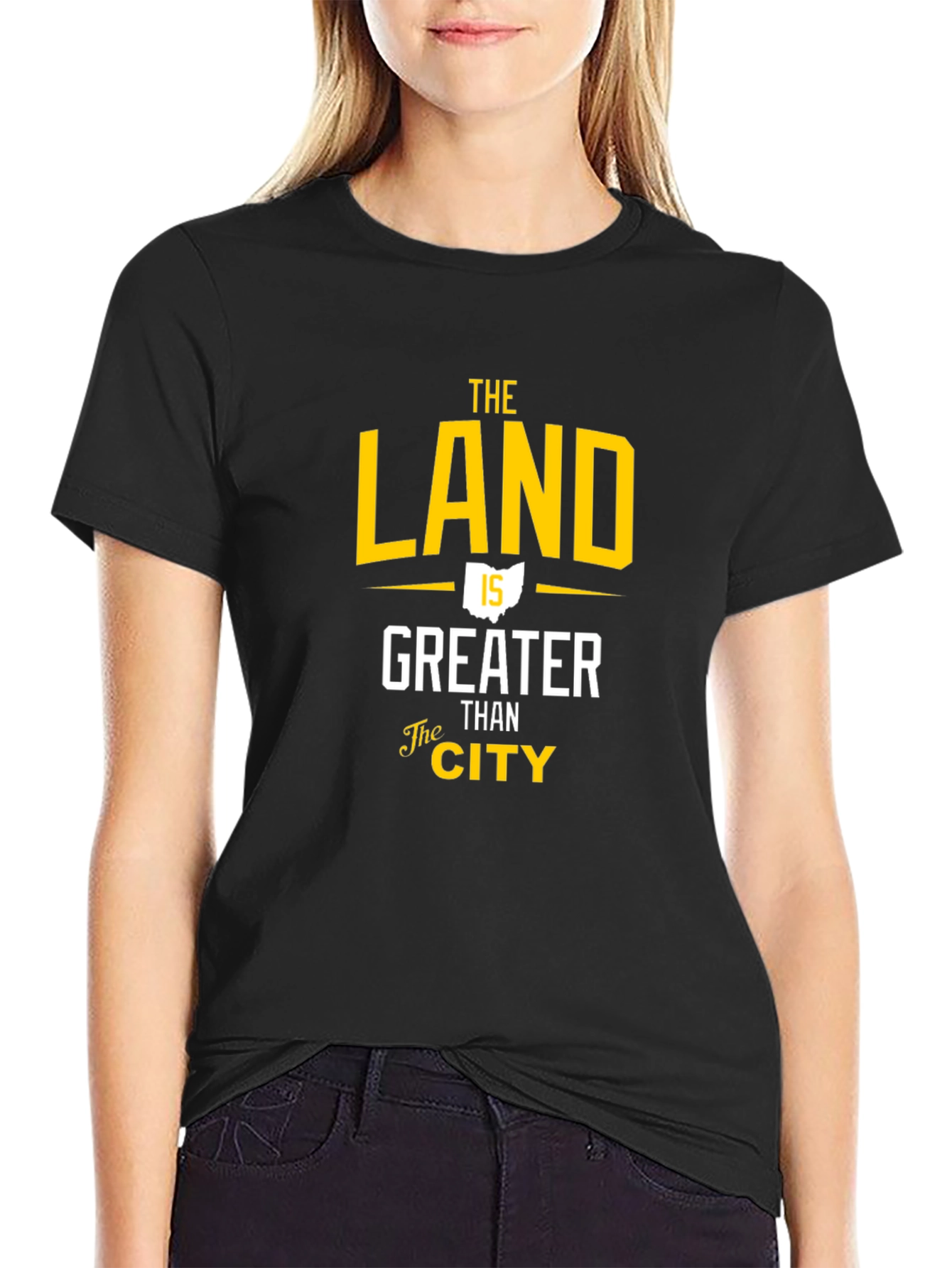 The Land is Greater Than The City Graphic Tee