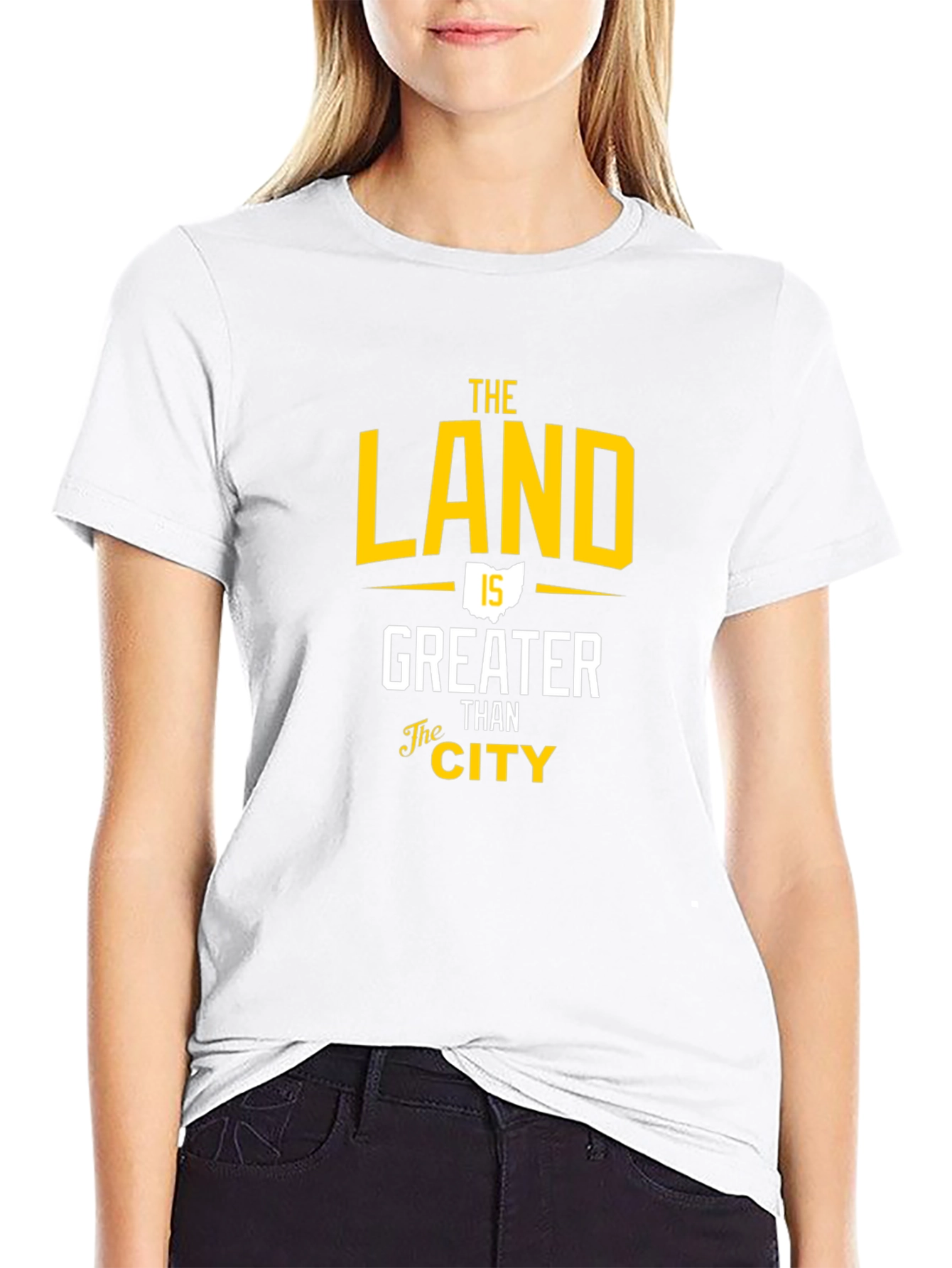 The Land is Greater Than The City Graphic Tee