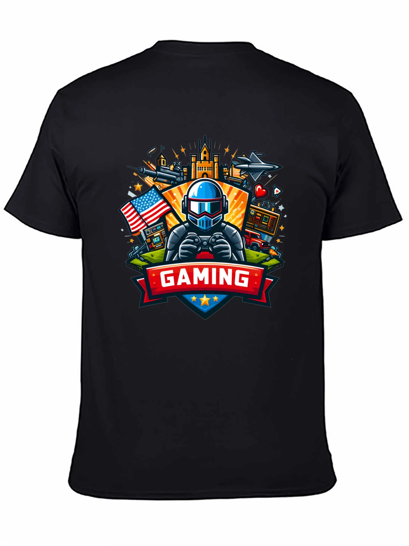 Gaming T-Shirt - USA Gamer Tee