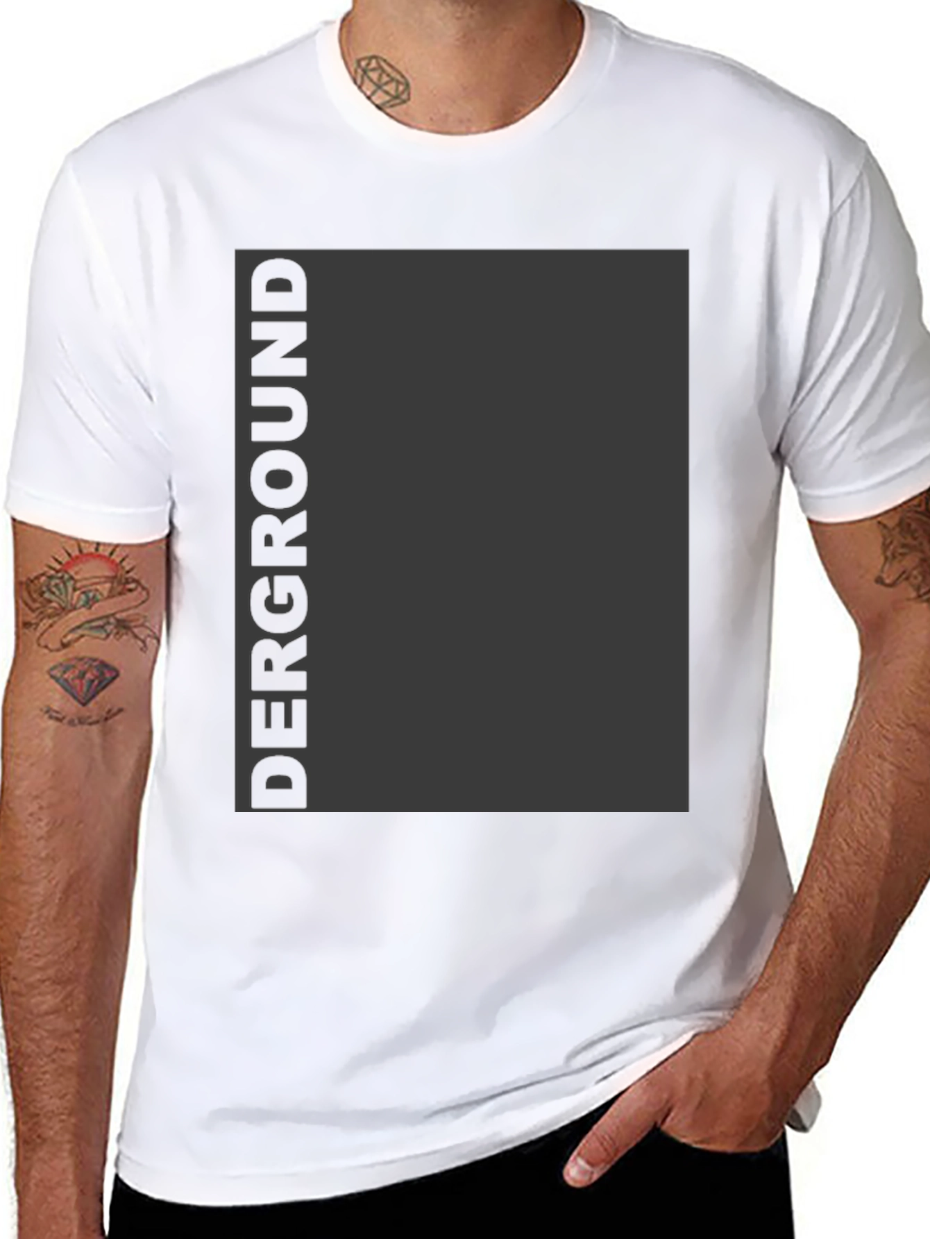 Underground Graphic Tee - Black