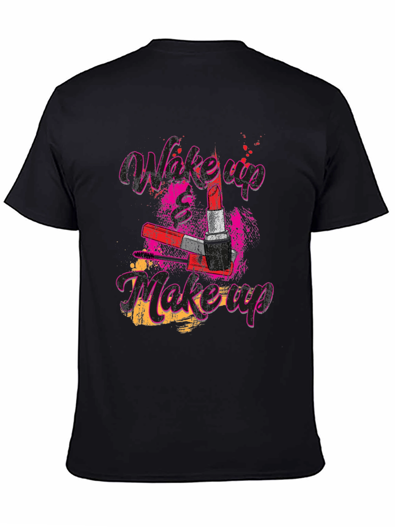 Wake Up Makeup Graphic Tee