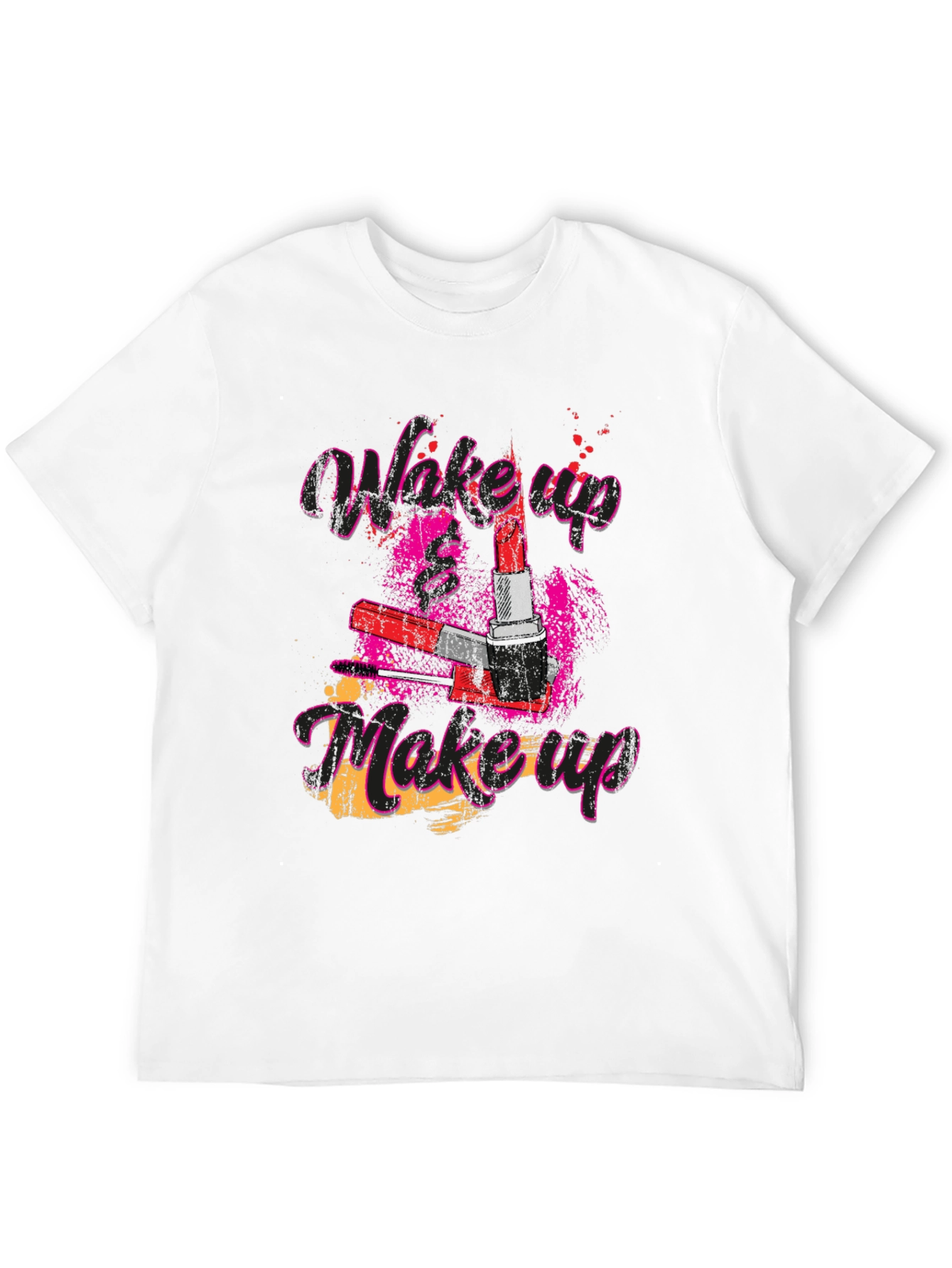 Wake Up Makeup Graphic Tee