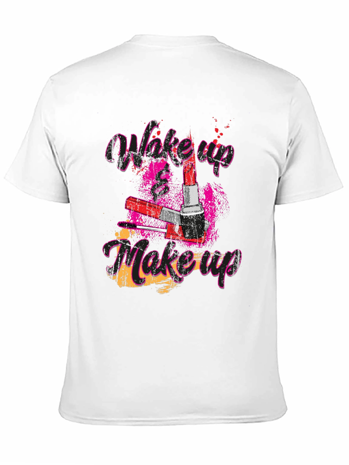 Wake Up Makeup Graphic Tee