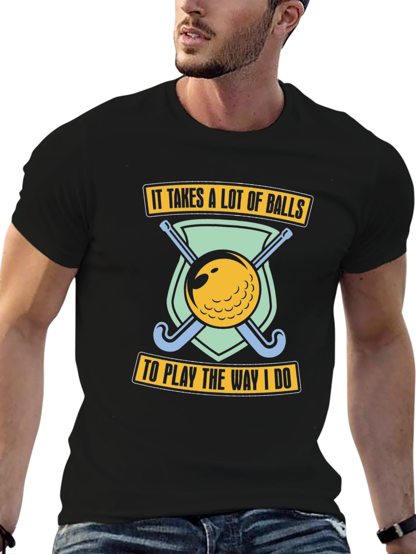 Golf Balls Humor Graphic T-Shirt