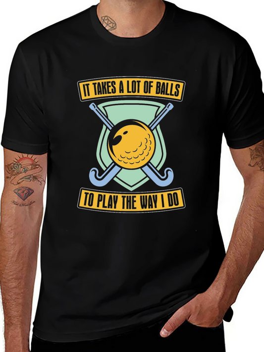 Golf Balls Humor Graphic T-Shirt