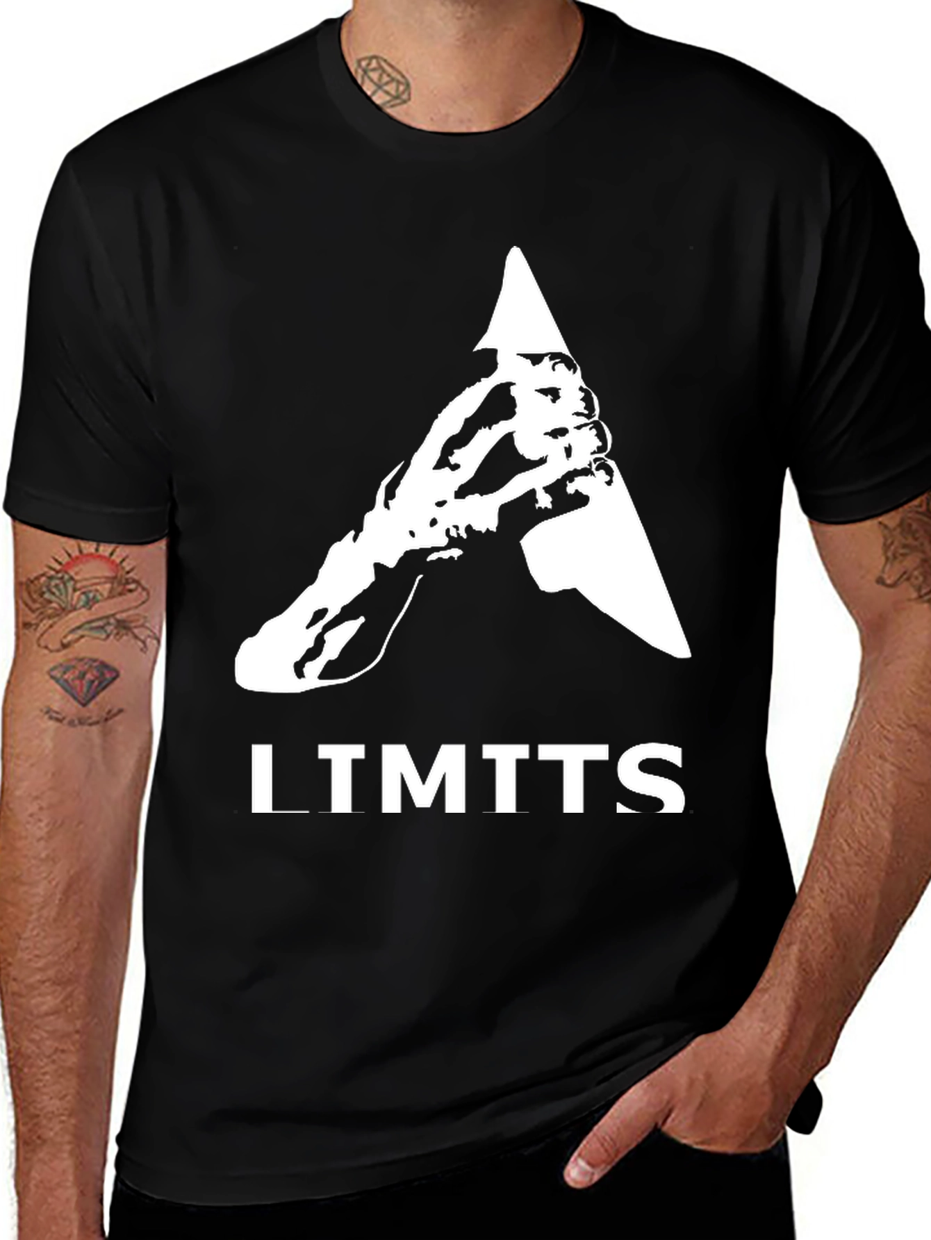 Limits Band T-Shirt - Black - Graphic Tee