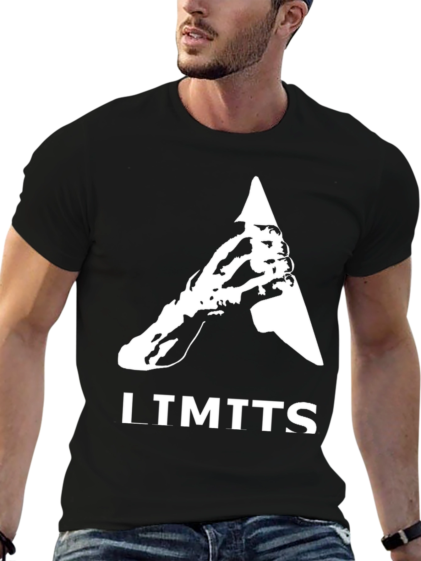 Limits Band T-Shirt - Black - Graphic Tee