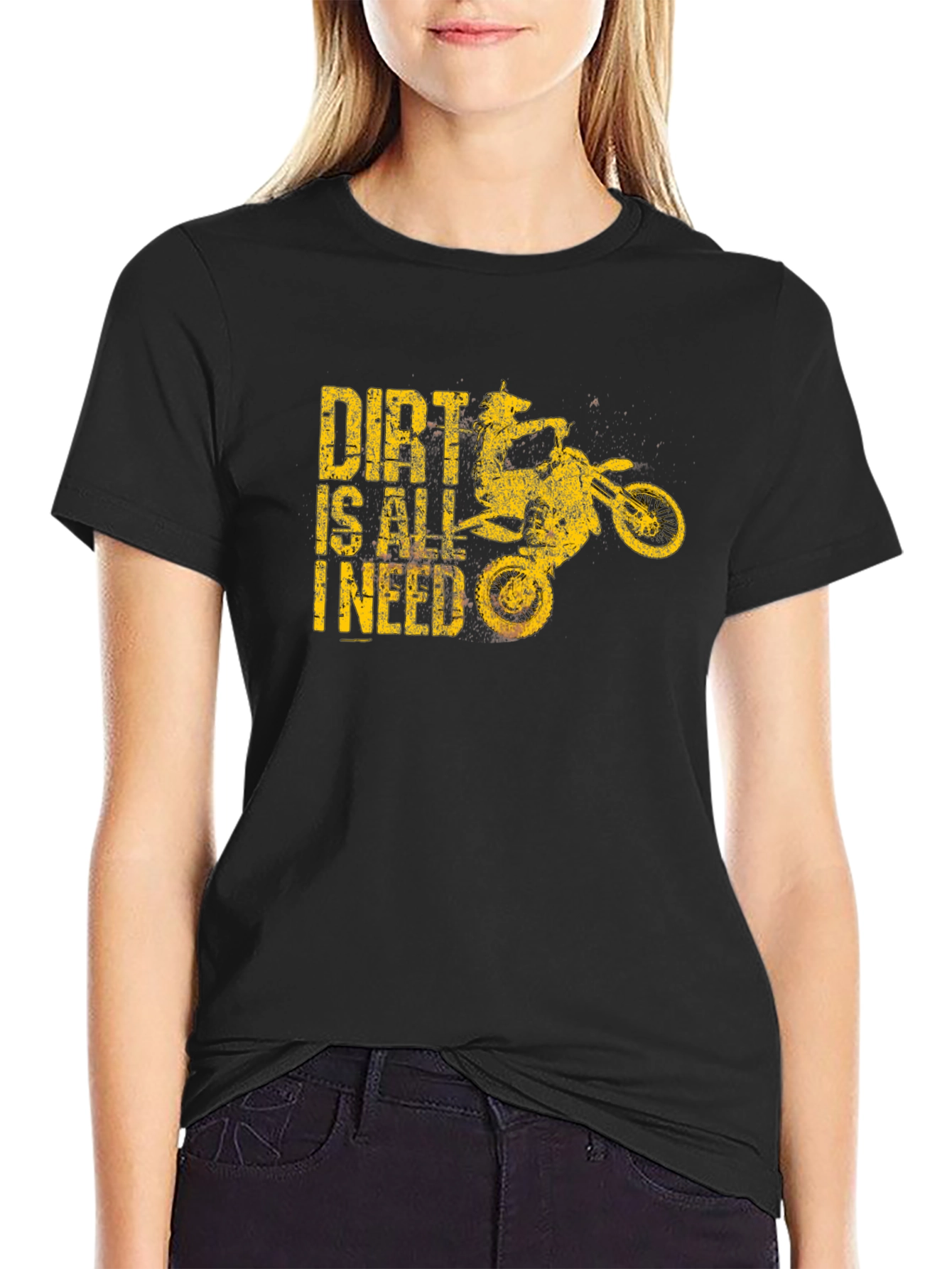Dirt Is All I Need T-Shirt - Motocross Design