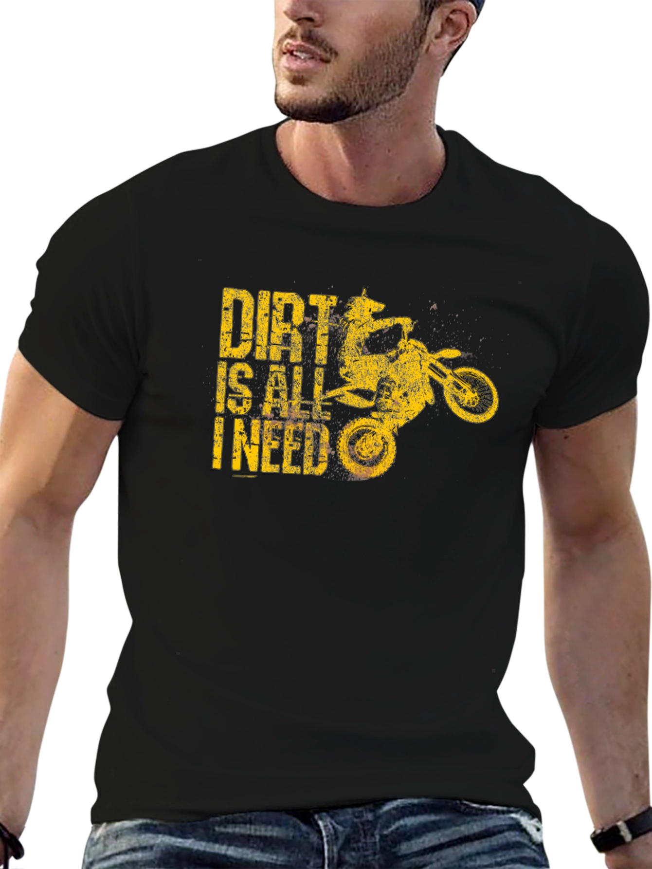 Dirt Is All I Need T-Shirt - Motocross Design