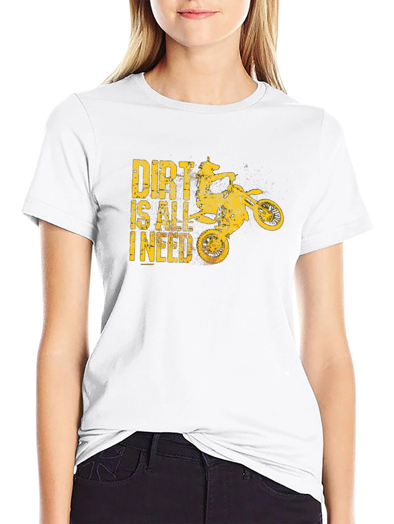 Dirt Is All I Need T-Shirt - Motocross Design