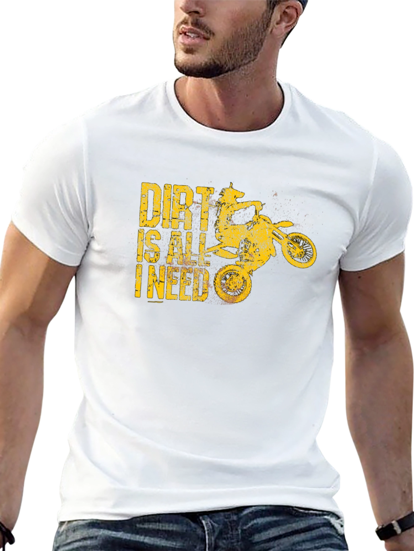 Dirt Is All I Need T-Shirt - Motocross Design