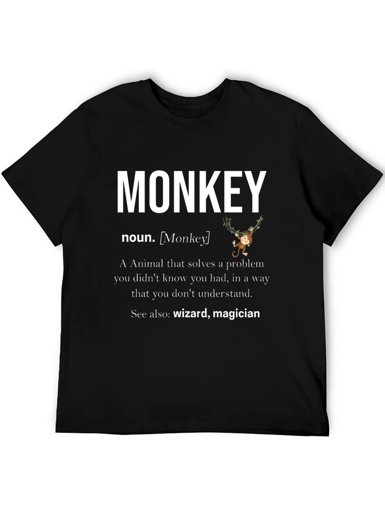 Monkey Definition Graphic T-Shirt