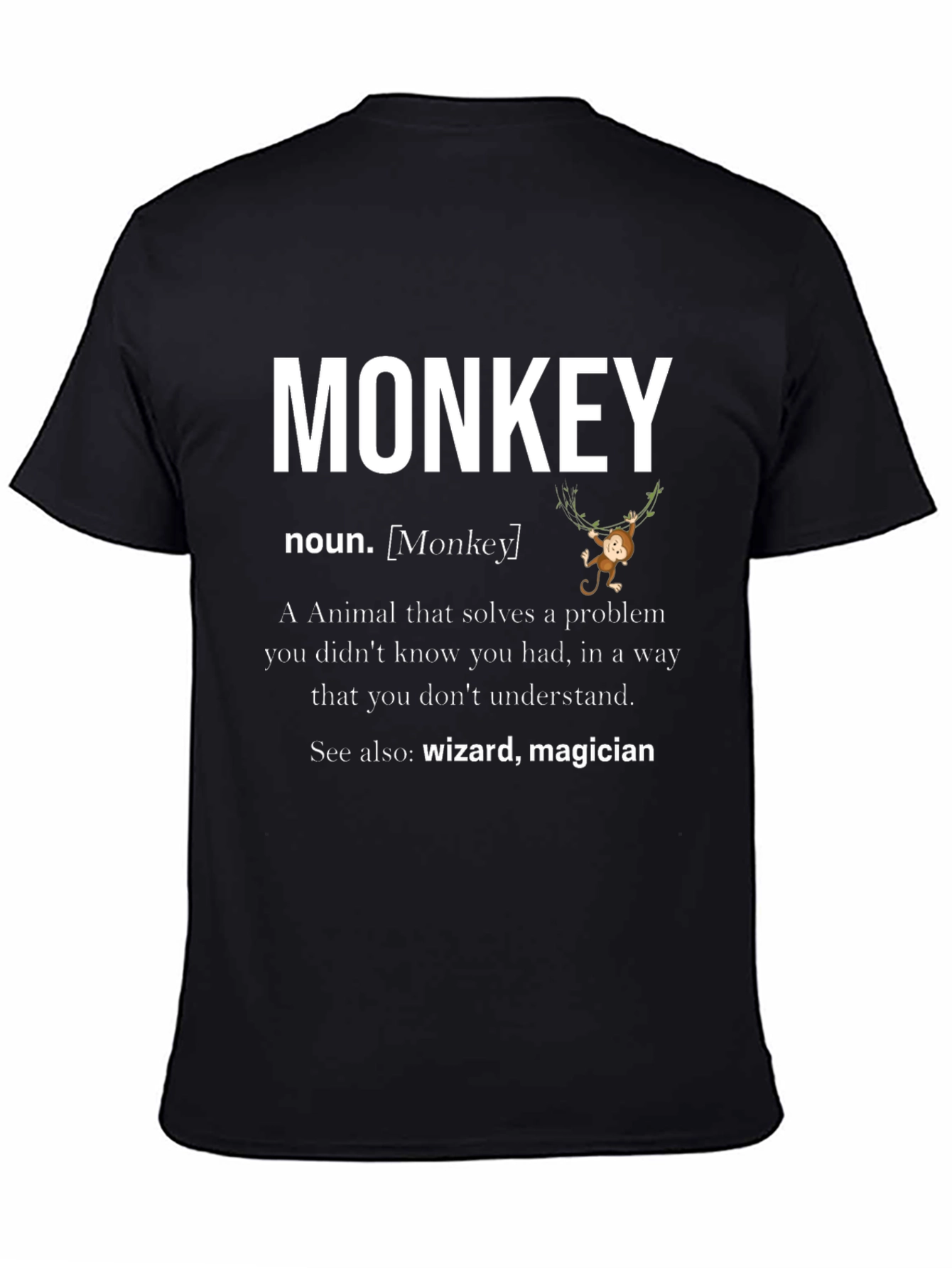 Monkey Definition Graphic T-Shirt