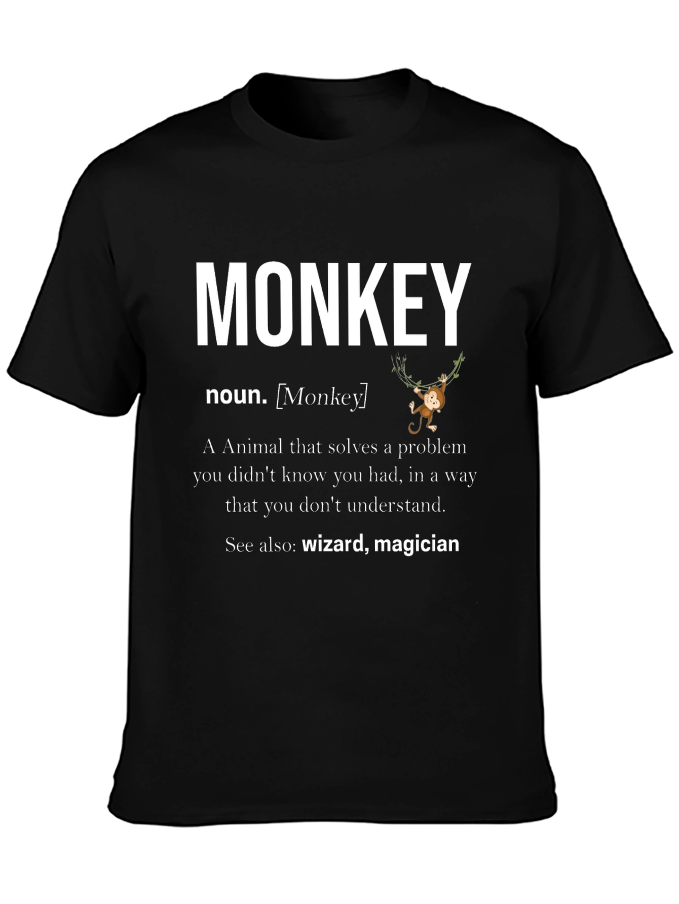 Monkey Definition Graphic T-Shirt