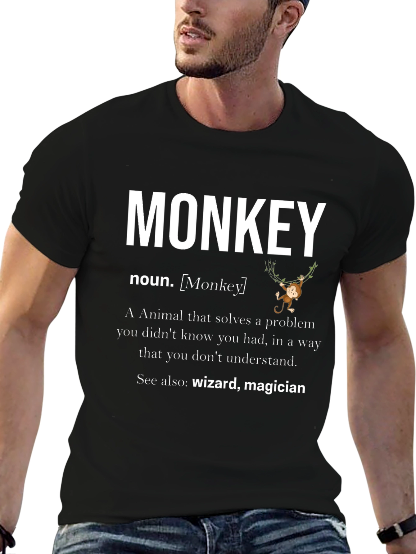 Monkey Definition Graphic T-Shirt