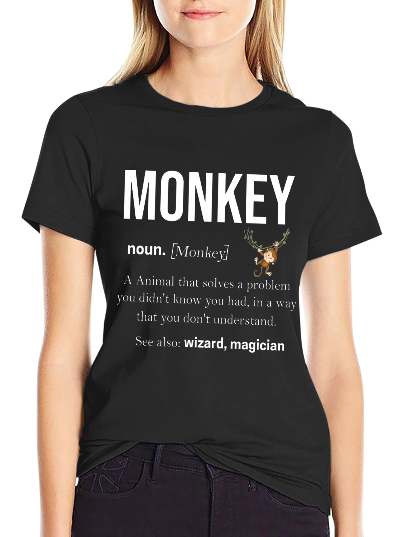 Monkey Definition Graphic T-Shirt