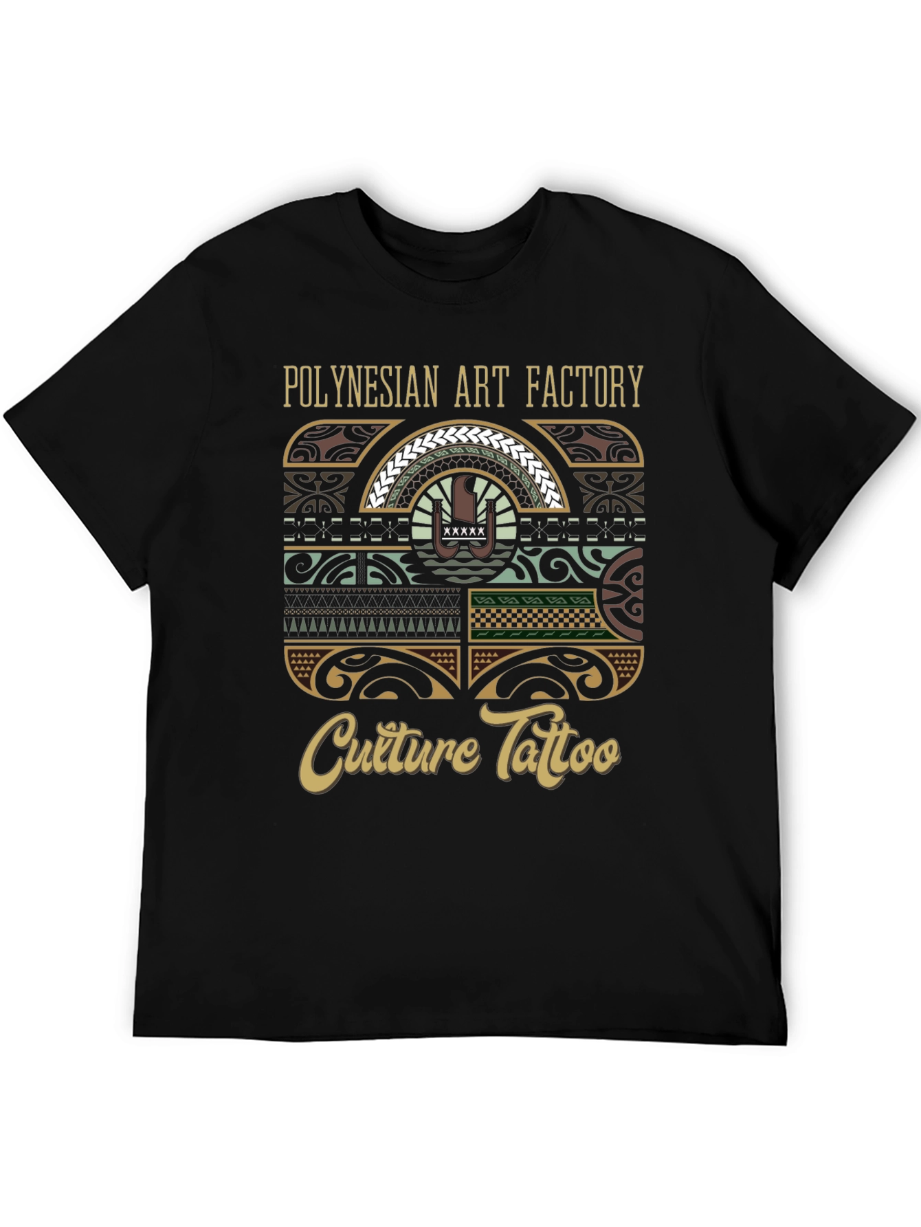 Polynesian Art Factory Culture Tattoo Graphic T-Shirt