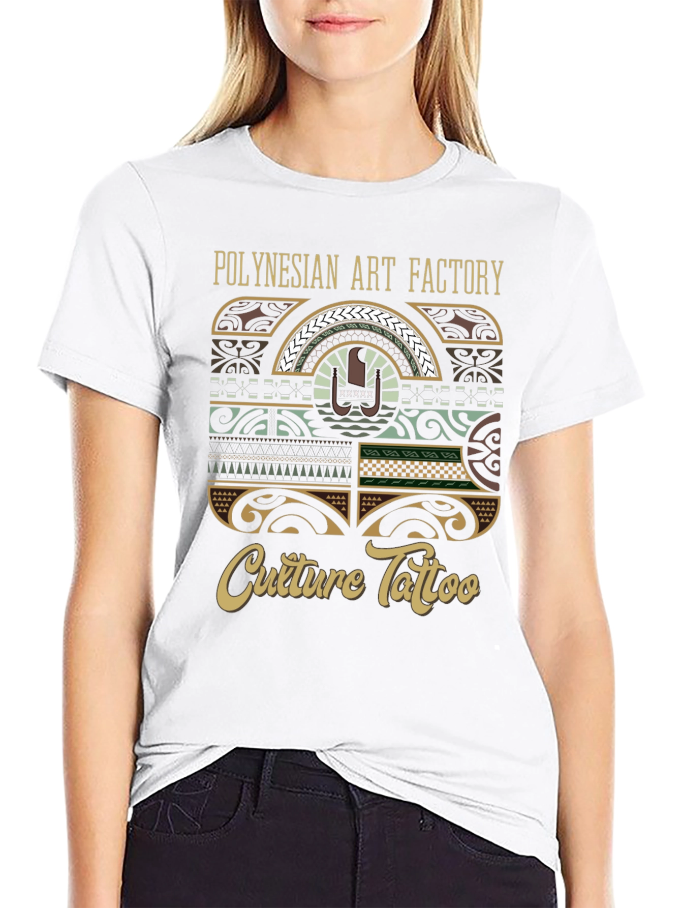 Polynesian Art Factory Culture Tattoo Graphic T-Shirt