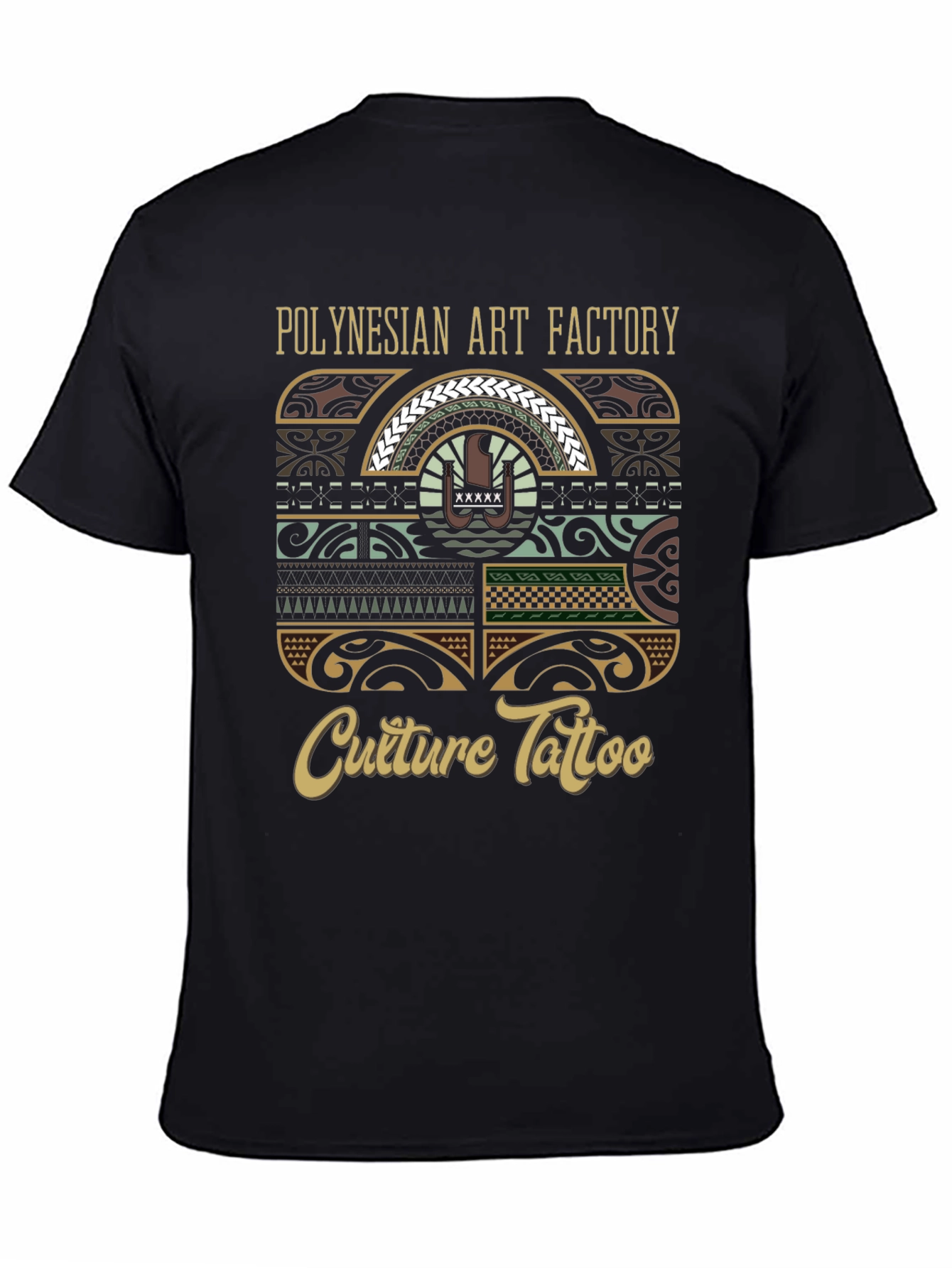 Polynesian Art Factory Culture Tattoo Graphic T-Shirt