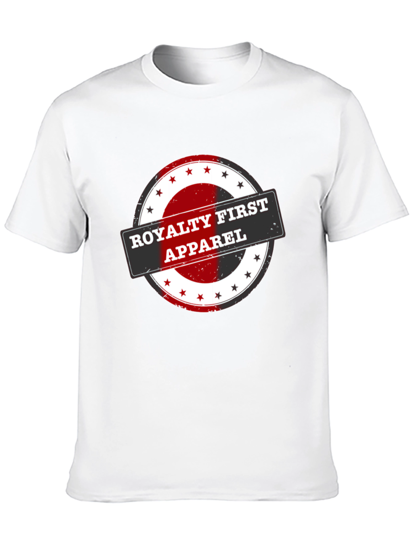 Royalty First Apparel Black Graphic T-Shirt