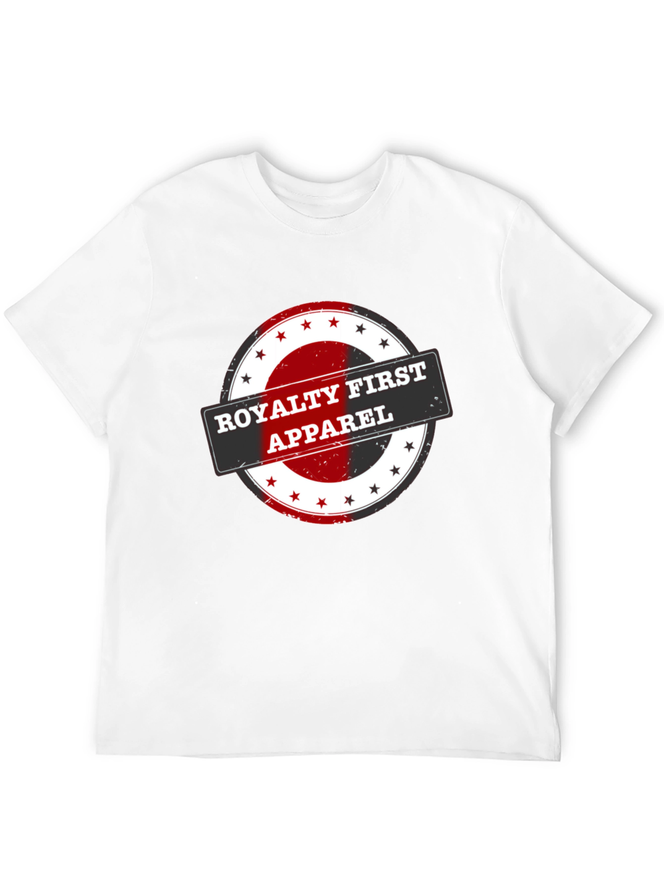 Royalty First Apparel Black Graphic T-Shirt