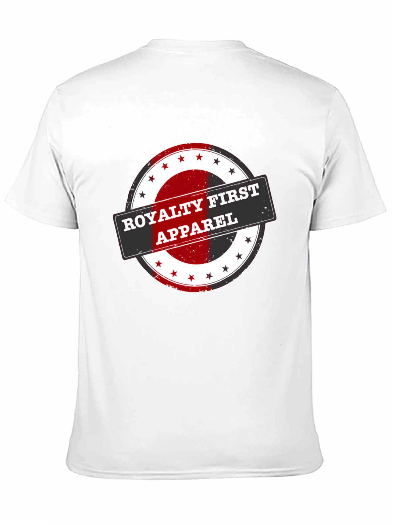 Royalty First Apparel Black Graphic T-Shirt