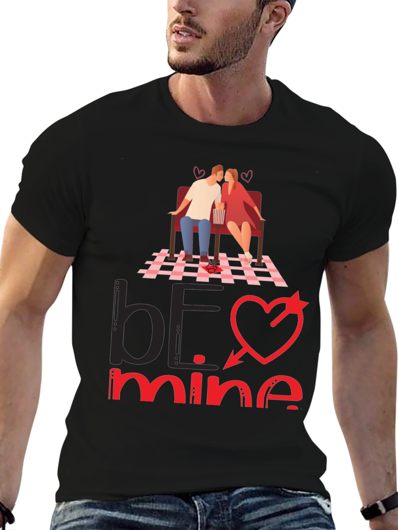 Be Mine Graphic T-Shirt - Romantic Valentines Day