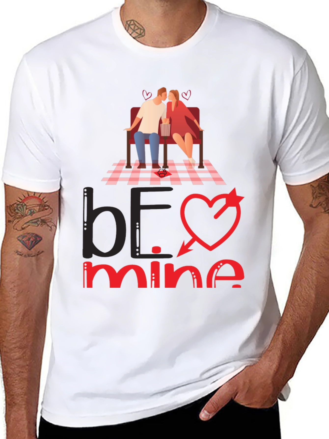 Be Mine Graphic T-Shirt - Romantic Valentines Day