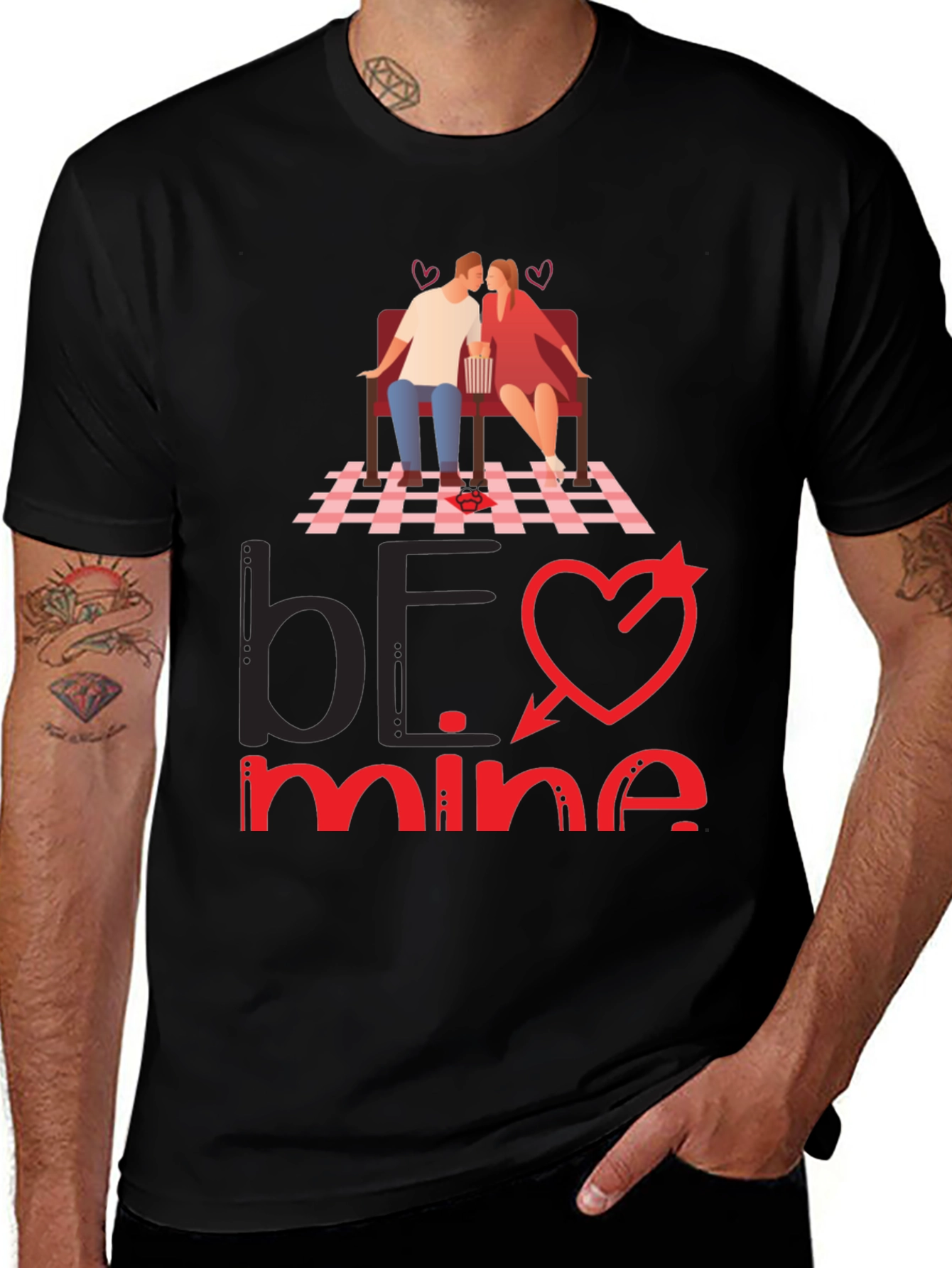 Be Mine Graphic T-Shirt - Romantic Valentines Day