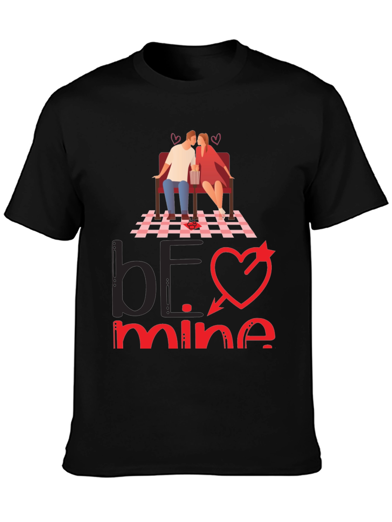 Be Mine Graphic T-Shirt - Romantic Valentines Day