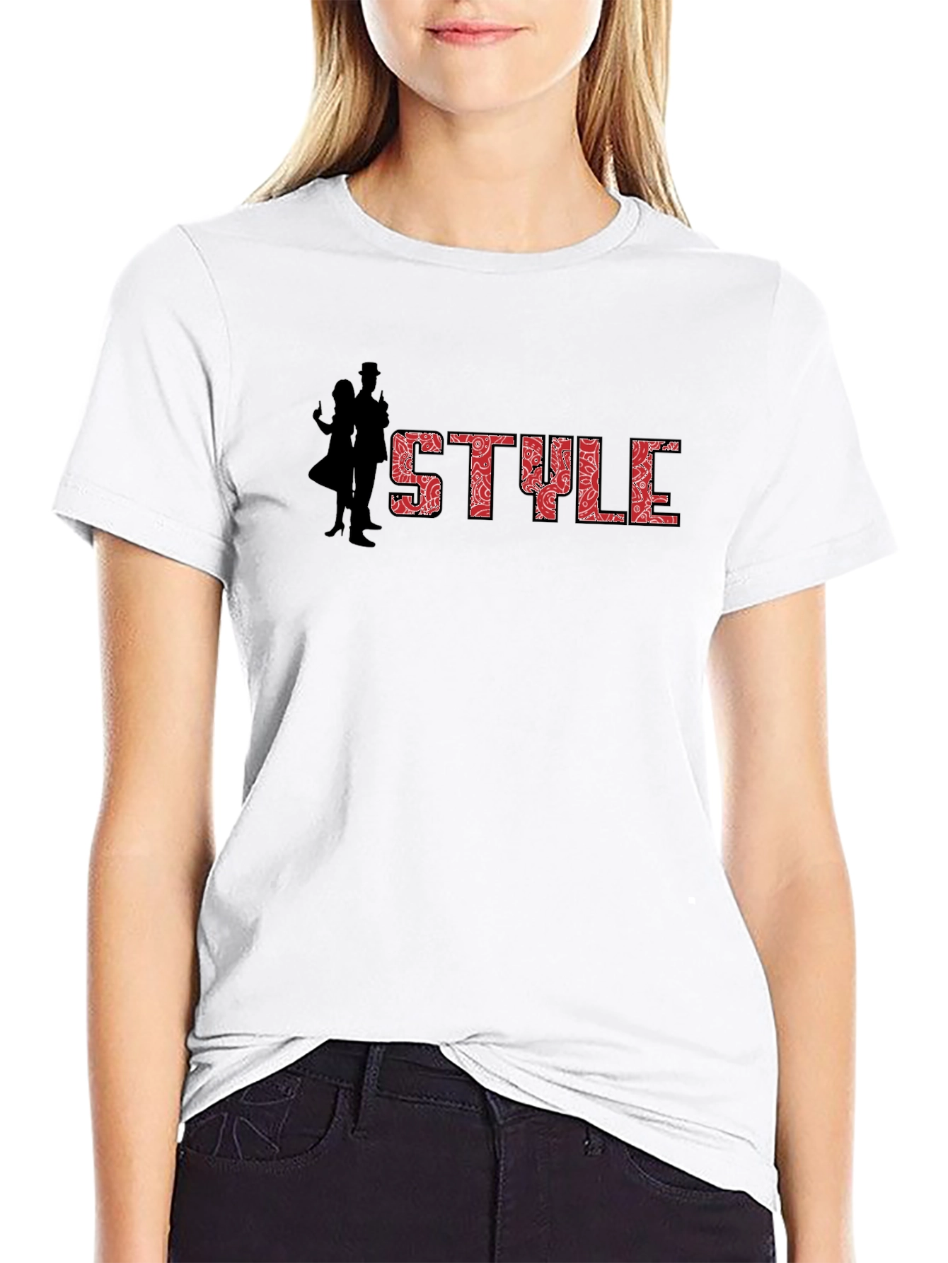 Stylish Black Graphic Tee - STYLE Design