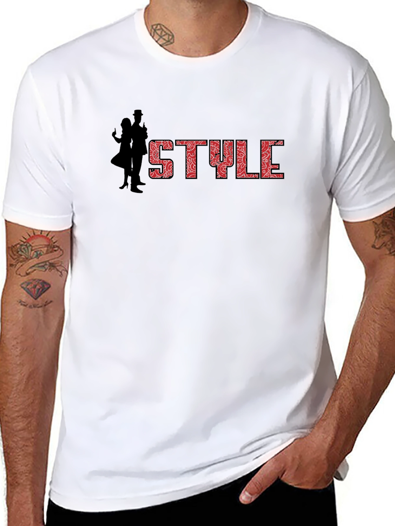 Stylish Black Graphic Tee - STYLE Design