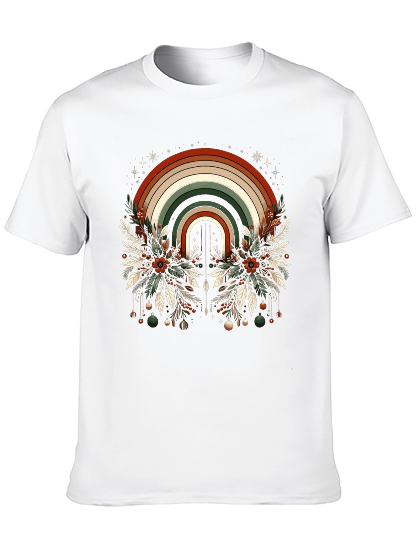 Festive Rainbow Graphic Tee