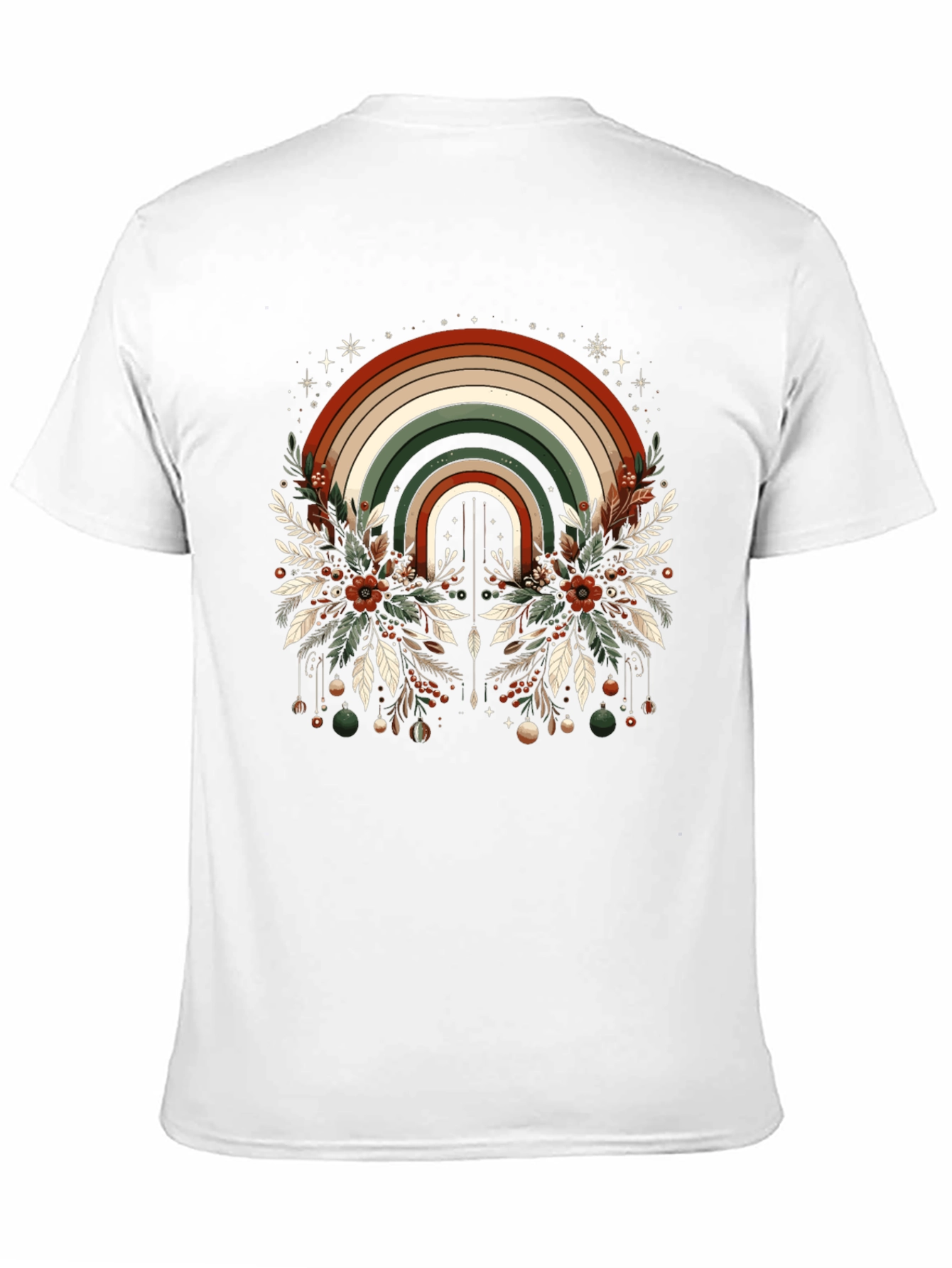 Festive Rainbow Graphic Tee