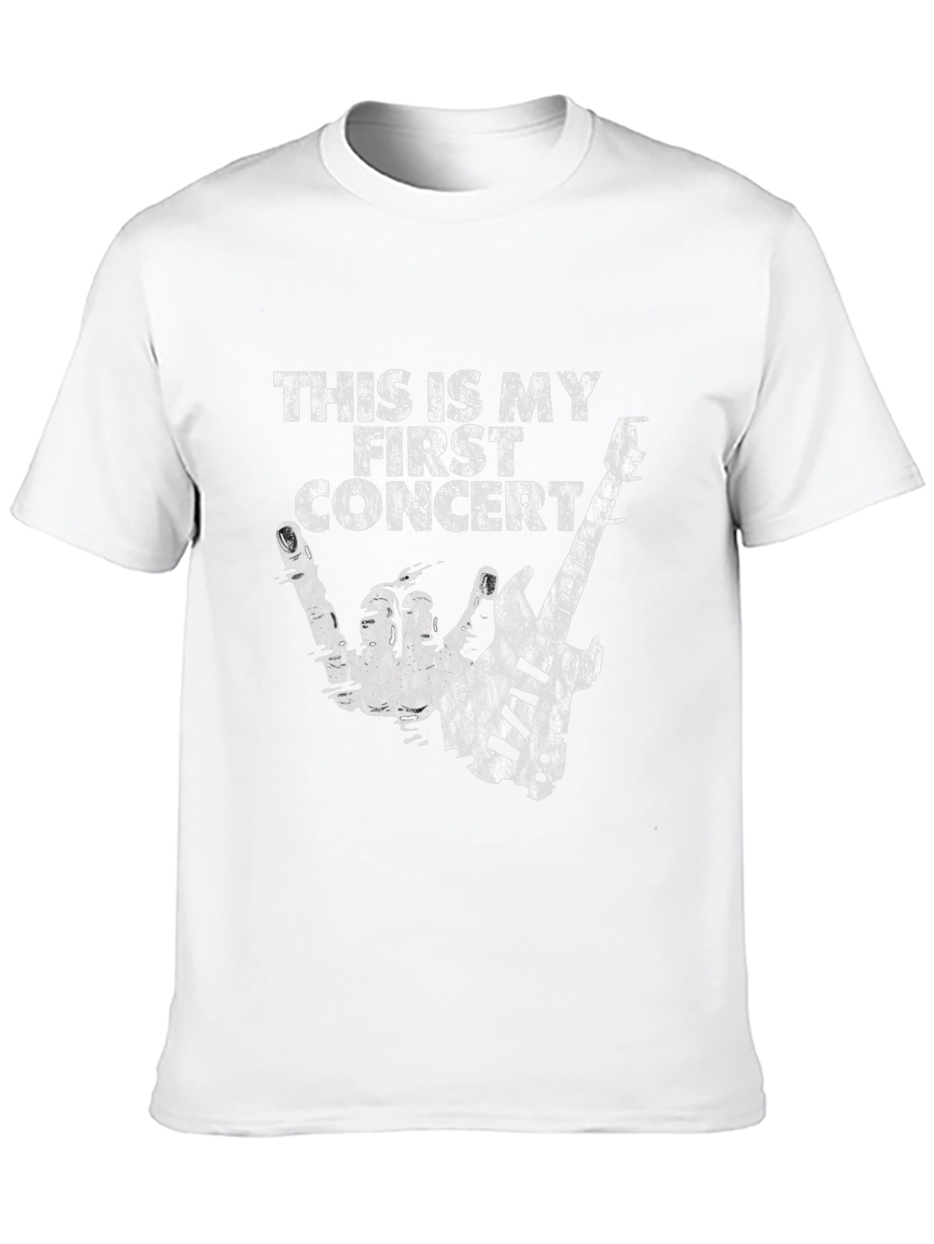 This Is My First Concert Black Graphic T-Shirt
