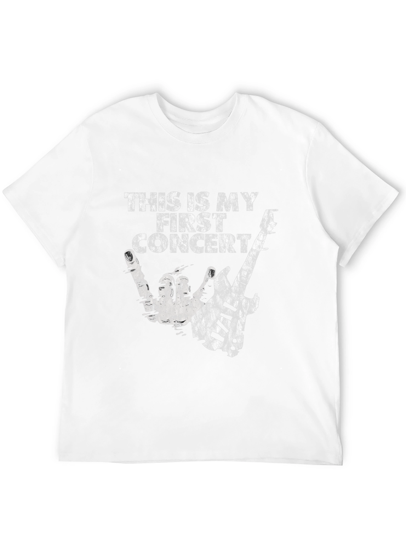 This Is My First Concert Black Graphic T-Shirt