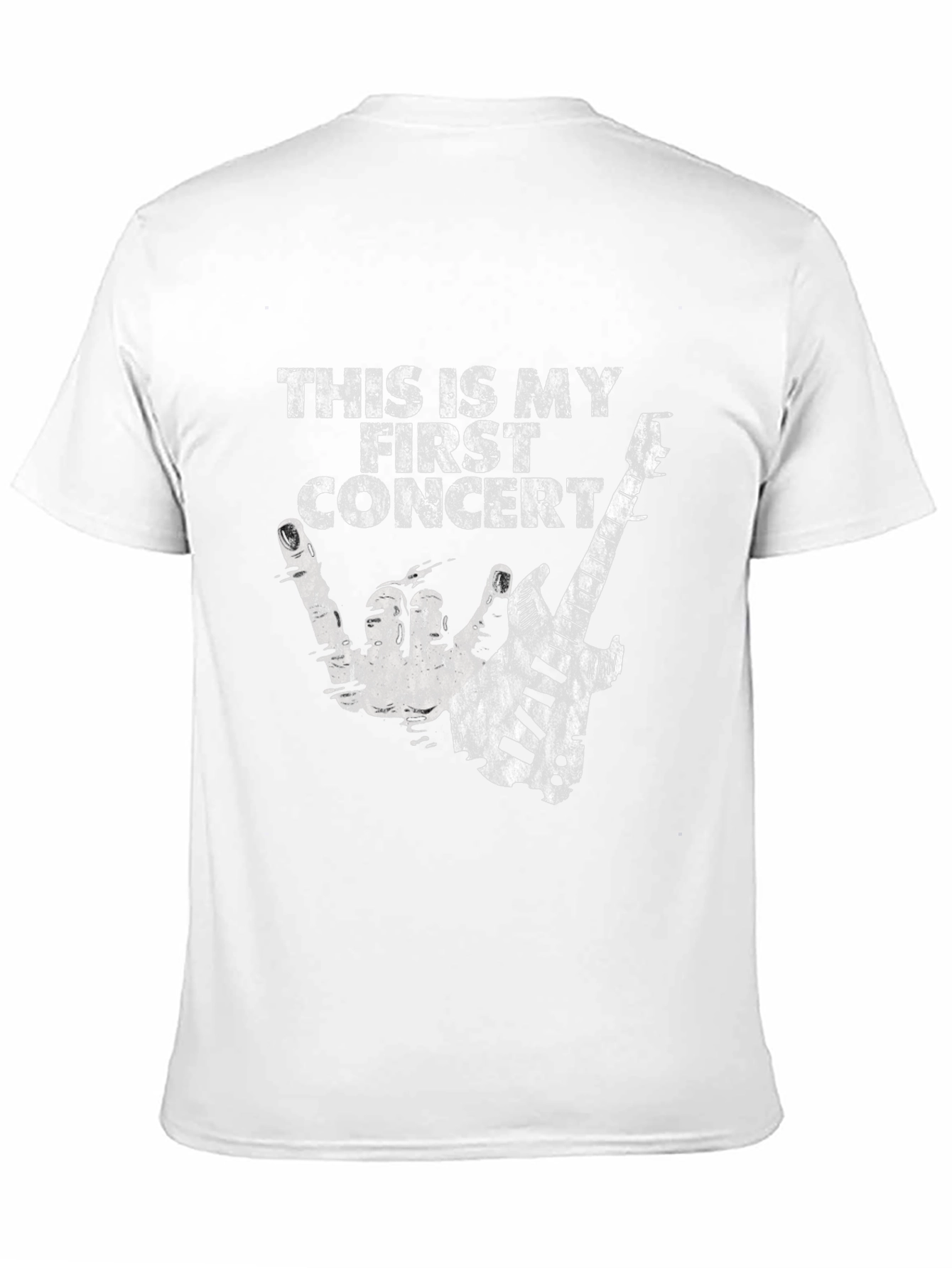 This Is My First Concert Black Graphic T-Shirt