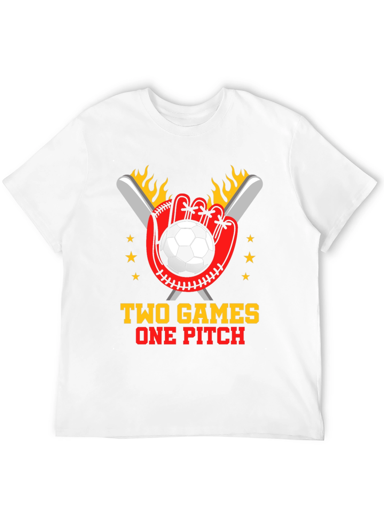 Two Games One Pitch T-Shirt