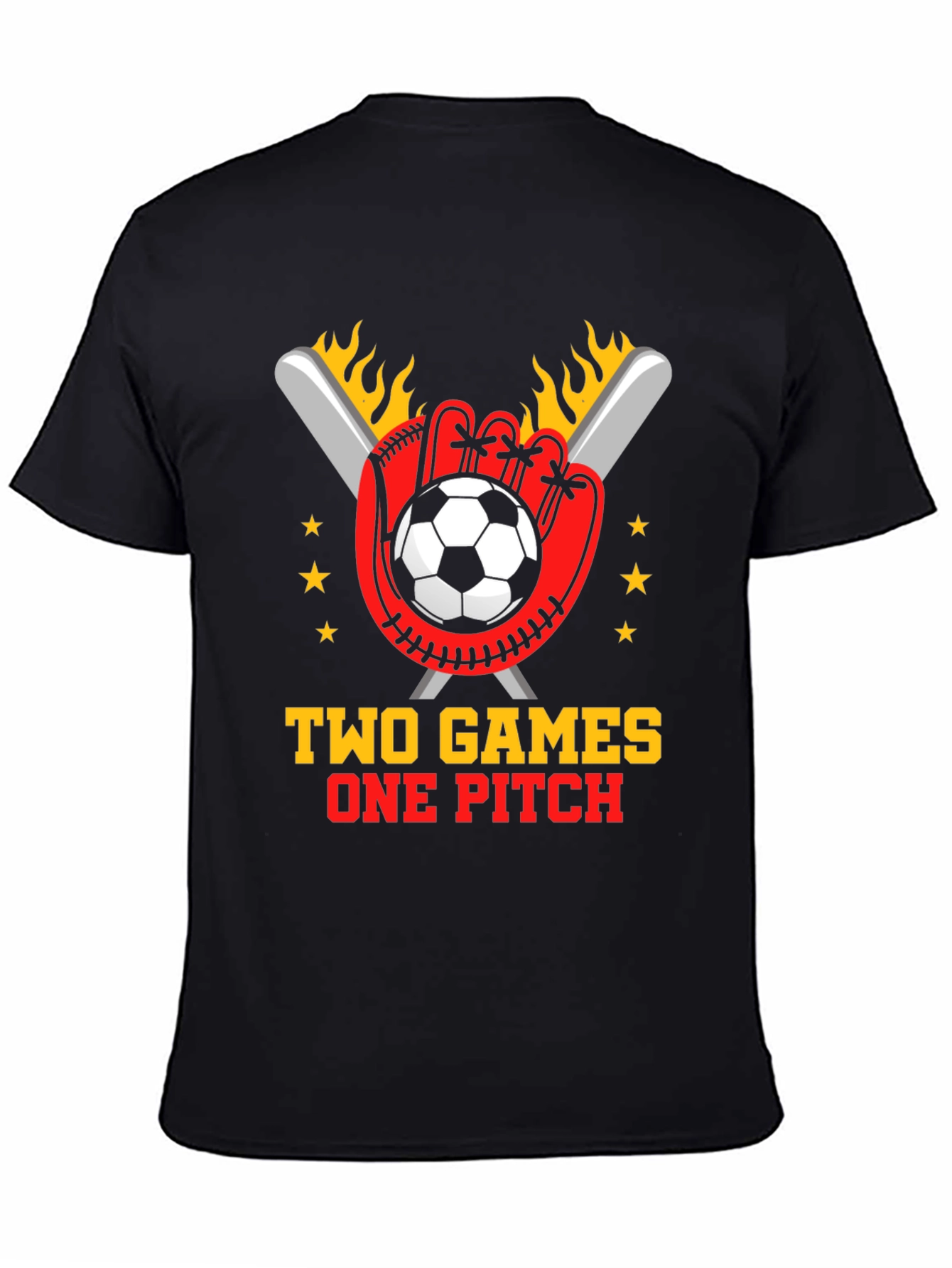 Two Games One Pitch T-Shirt