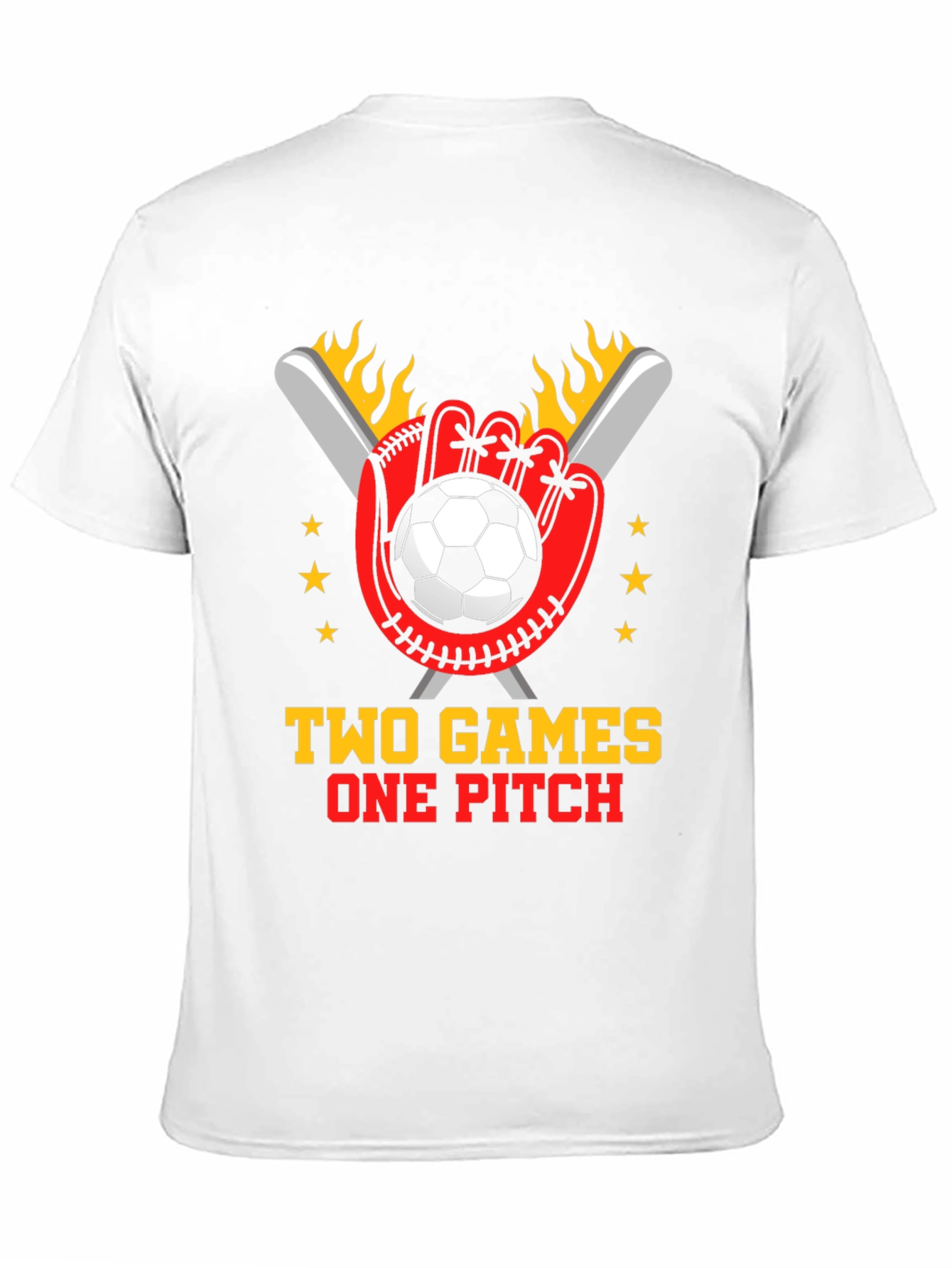 Two Games One Pitch T-Shirt