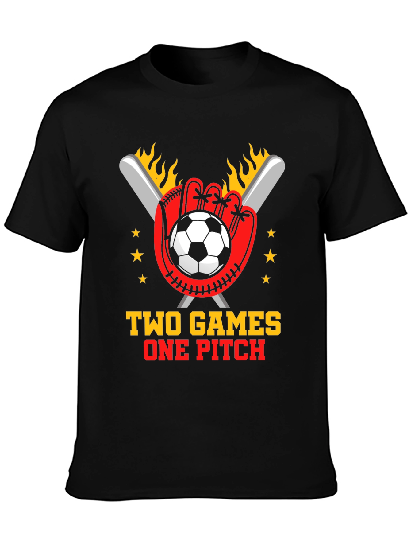 Two Games One Pitch T-Shirt